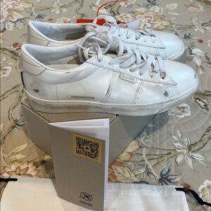 Golden Goose Matchstar Shiney Leather Sneakers